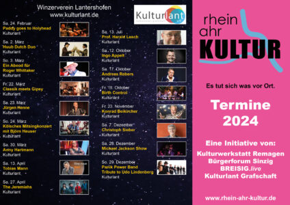Flyer Rhein-Ahr Kultur Flyer Rhein-Ahr Kultur