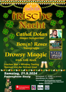 Plakat Irische Nacht